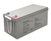 Qoltec Akumulator AGM 12V 200Ah 54.1kg - 1238926 - zdjęcie 1